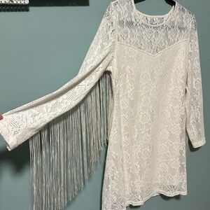 Ivory Lace Fringe Tunic Idyllwind Miranda Lambert